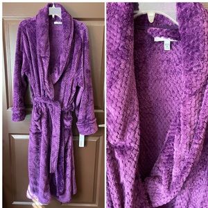 Super Soft - Sonoma Long Robe - Women’s XL - Purple - NWT